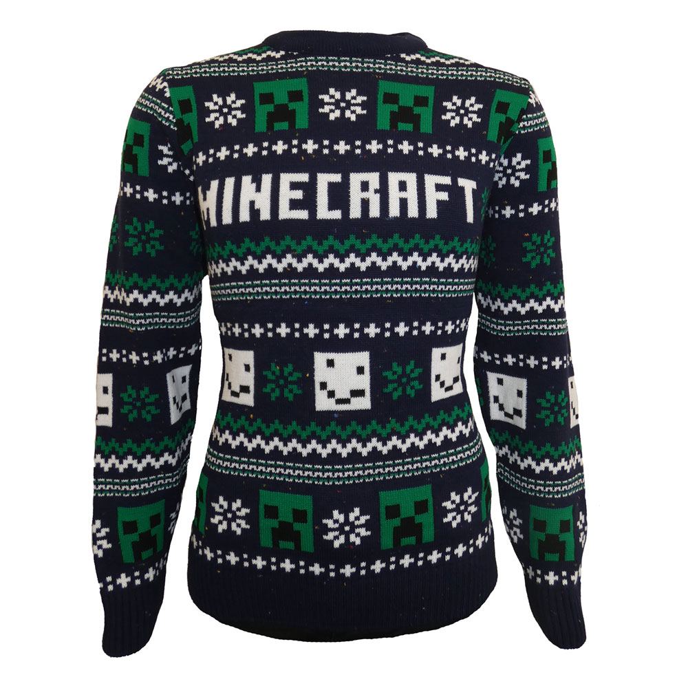 Minecraft Sweatshirt Christmas Jumper Pattern Size L