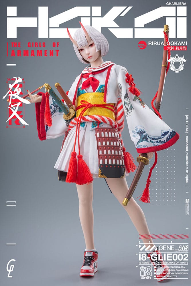 Original Character i8Toys x Gharliera Action Figure 1-6 The Girls of Armament Rirua Ookami 28 cm