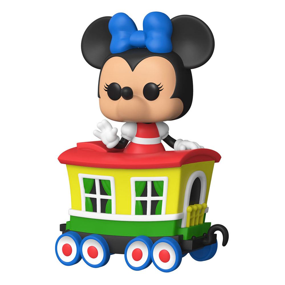Disneyland Resort POP! Disney Train Cart Vinyl Figure Minnie Mouse on the Casey Jr. Circus Train Attraction 9 cm