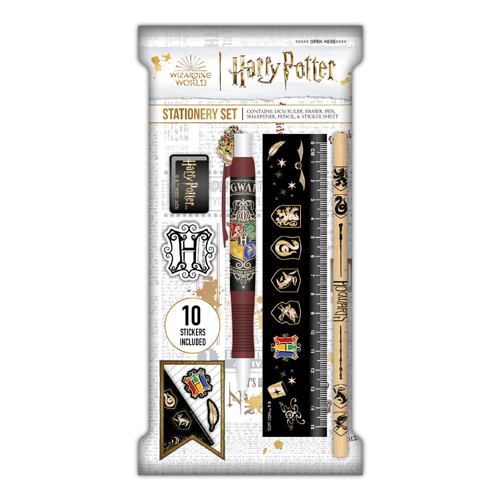 Harry Potter Stationery Paper Pouch Colourful Crest Case (8)