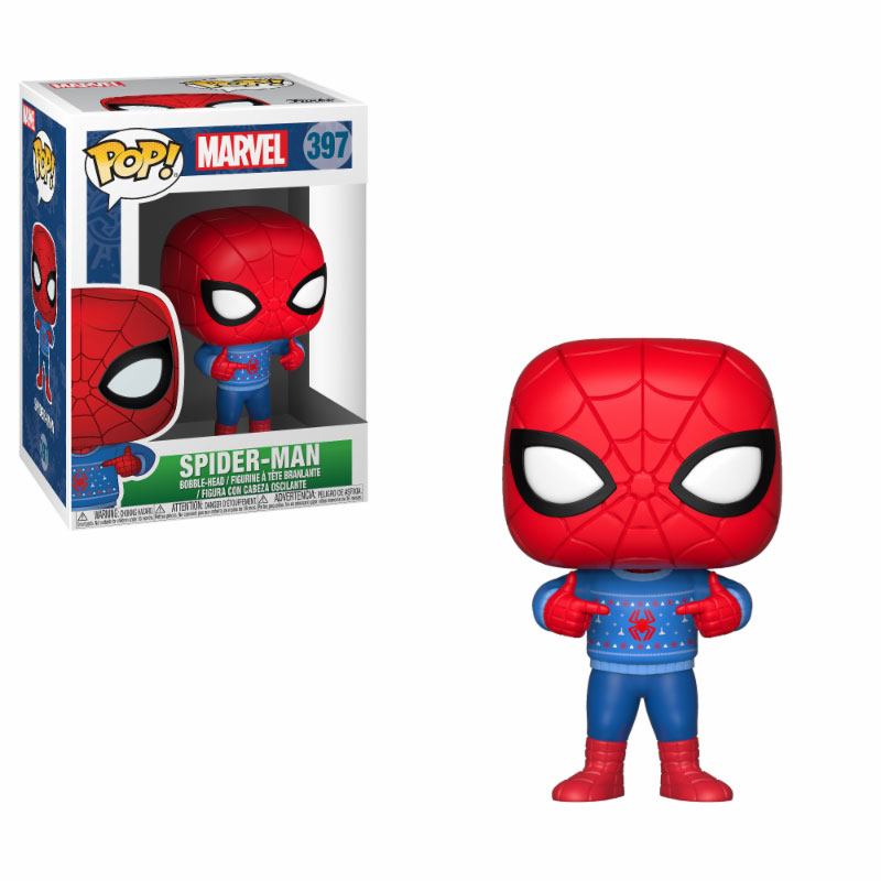 Marvel Holiday Spider-Man with Ugly Sweater Pop! Vinyl Figure