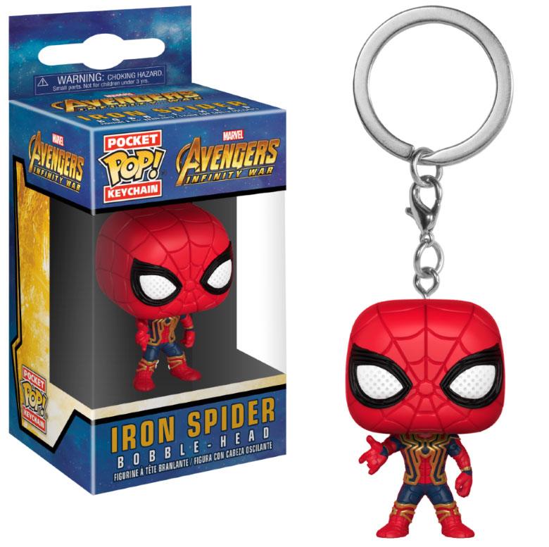 Avengers Infinity War Pocket POP! Vinyl Keychain Iron Spider 4 cm