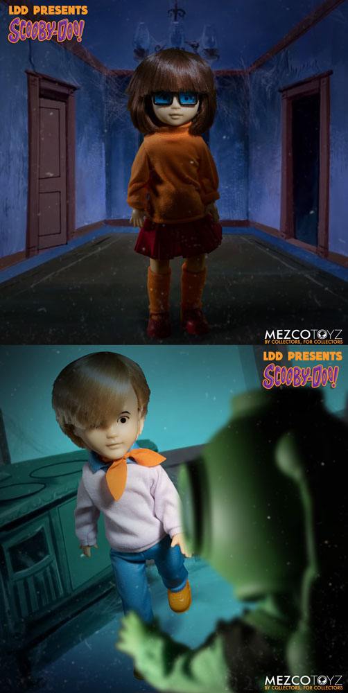 Scooby-Doo & Mystery Inc Build A Figure Living Dead Dolls 25 cm Velma & Fred Assortment (6)