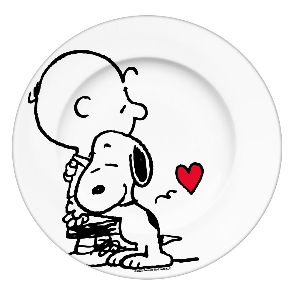 Peanuts Plate Snoopy & Charlie