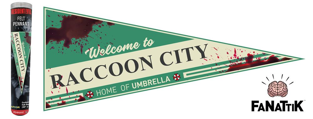 Resident Evil Pennant Welcome To Raccoon City