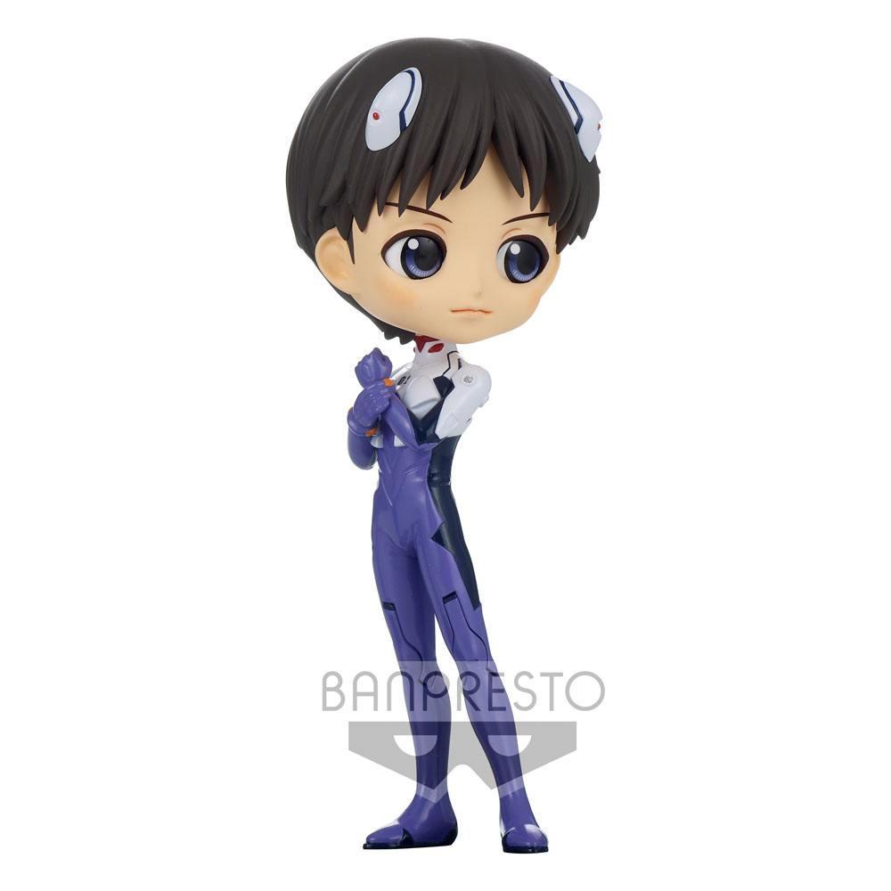Evangelion: New Theatrical Edition Q Posket Mini Figure Shinji Ikari Plugsuit Style Ver. B 14 cm