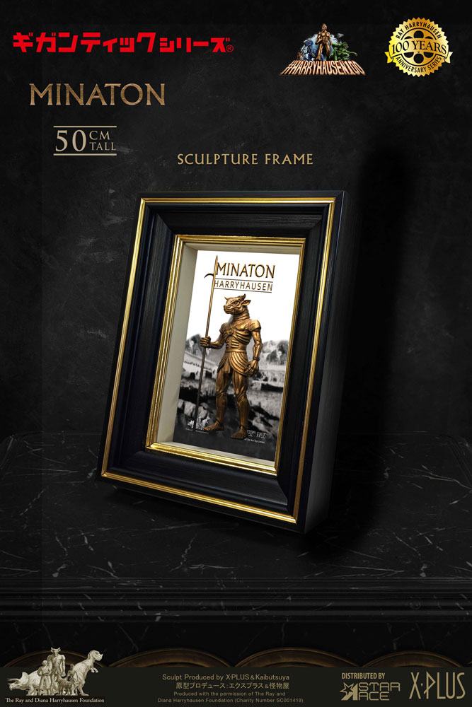 Sinbad and the Eye of the Tiger Statue Ray Harryhausens Minaton Sculpture Photo Frame Version 10 cm