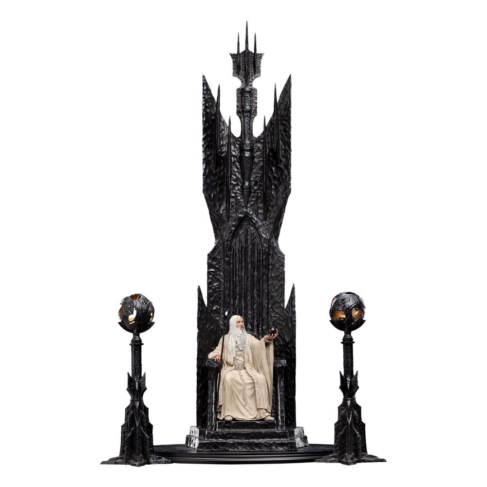The Lord of the Rings Statue 1/6 Saruman the White on Throne 110 cm - Severely damaged packaging