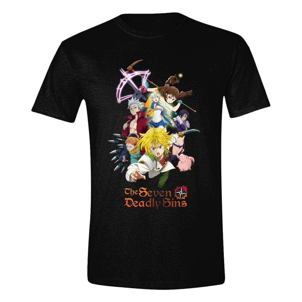The Seven Deadly Sins T-Shirt All Together Now Size XL