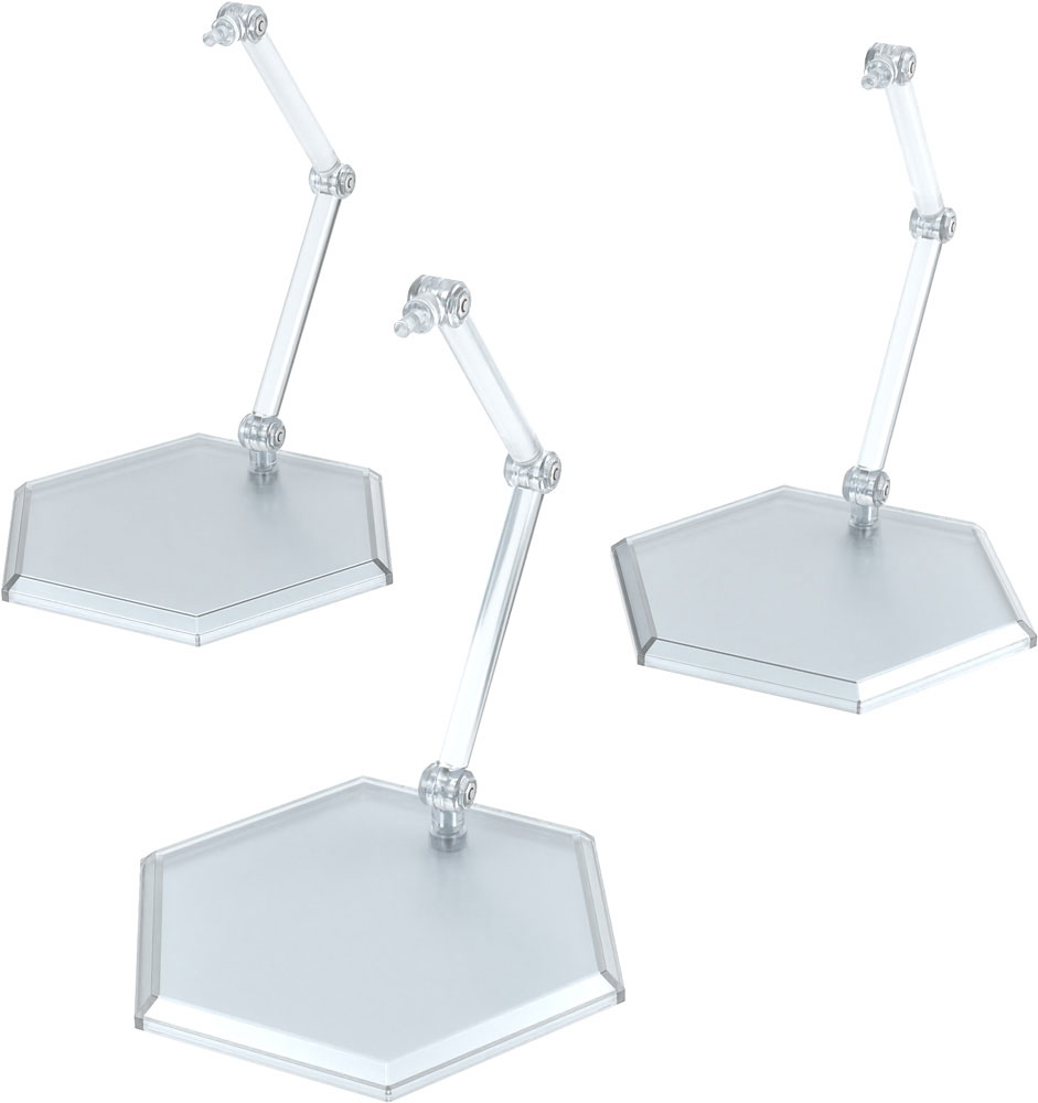 The Simple Stand Nendoroid More for Figures & Models 3-Pack Hex Type