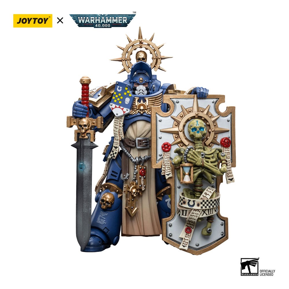 Warhammer 40k Action Figure 1-18 Ultramarines Primaris Captain with Relic Shield and Power Sword 12 