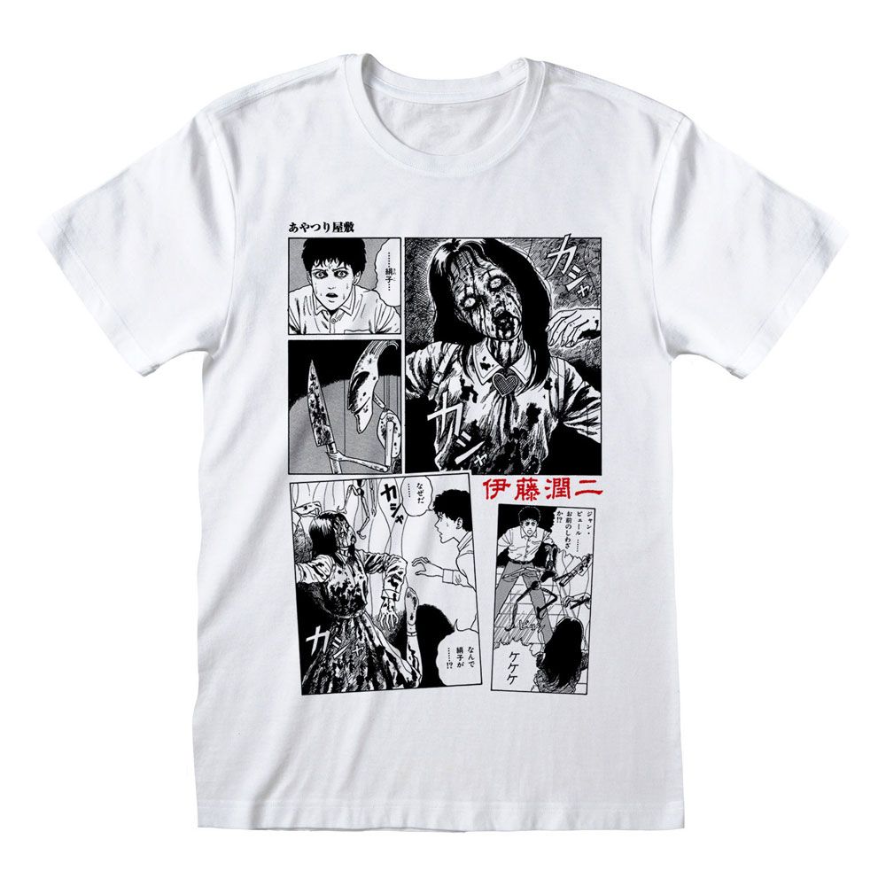 Junji Ito T-Shirt Comic Strip Size M