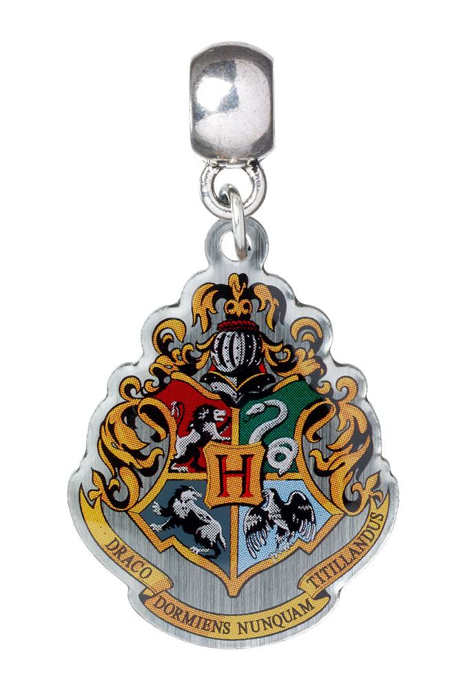 Harry Potter Charm Hogwarts Crest (silver plated)