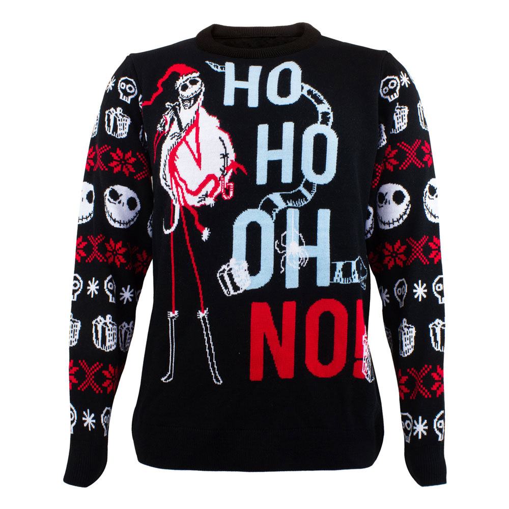 Nightmare Before Christmas Sweatshirt Christmas Jumper - Ho Ho Oh No Size S