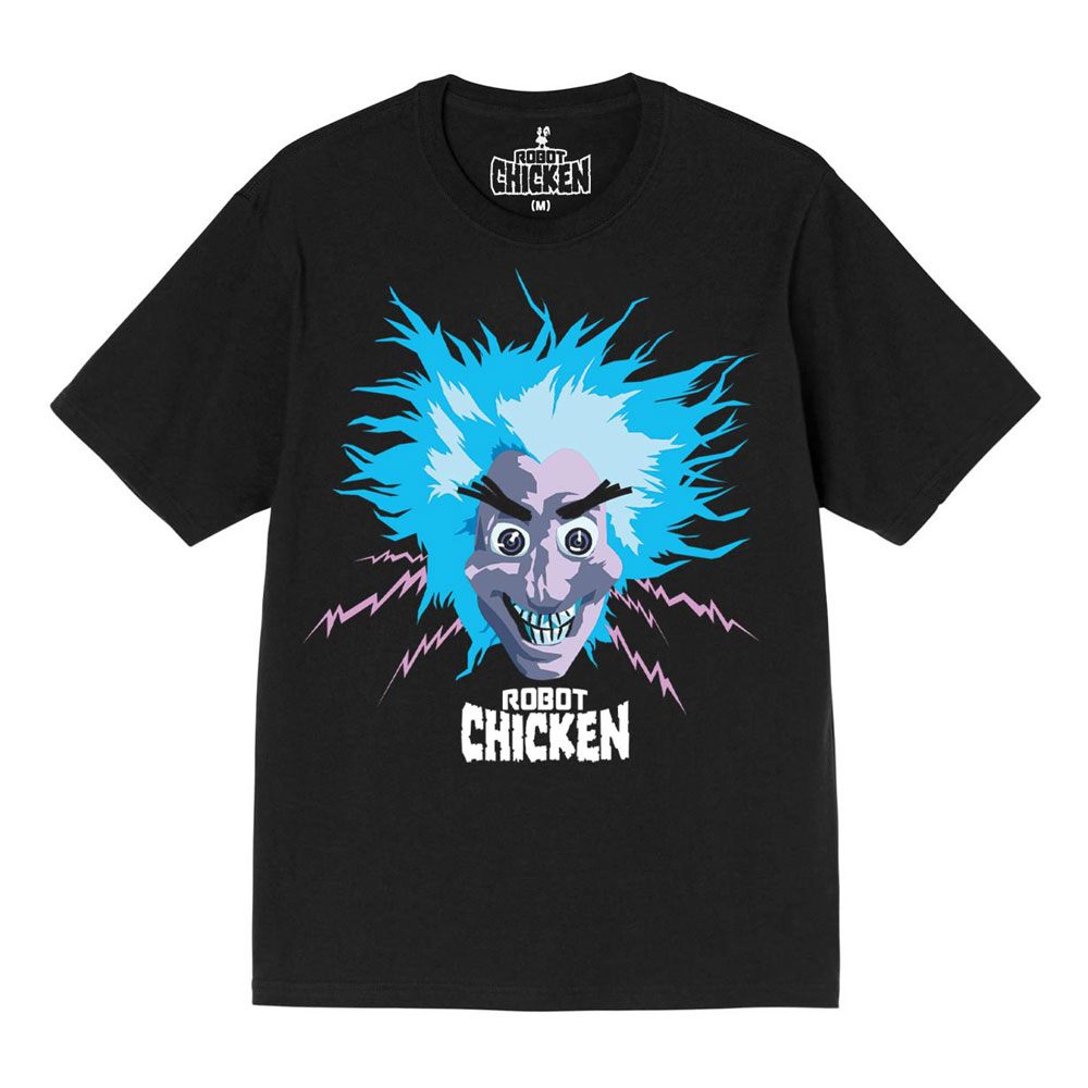 Robot Chicken T-Shirt Surgeon with Blue Hair  Size L