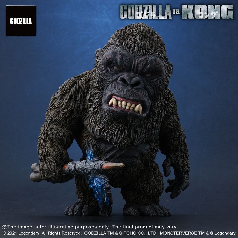 Kong vs Godzilla (2021) Defo-Real Series PVC Statue Kong (2021) 15 cm