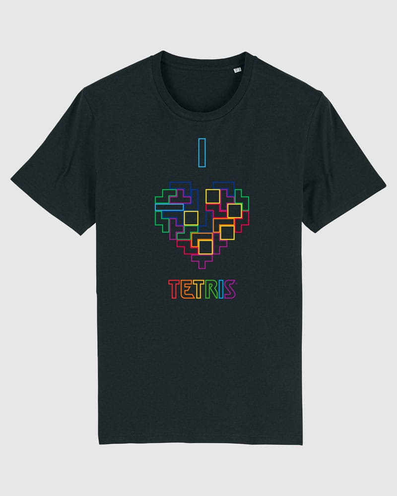 Tetris T-Shirt I Love Tetris Size XL
