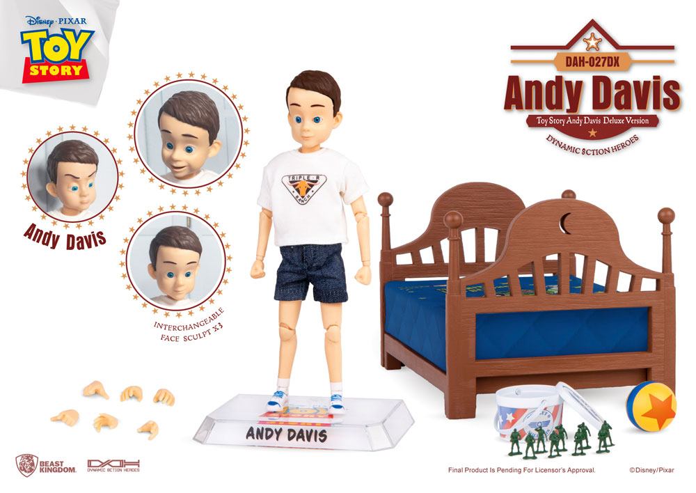 Toy Story Dynamic 8ction Heroes Action Figure Andy Davis Deluxe Version 14 cm