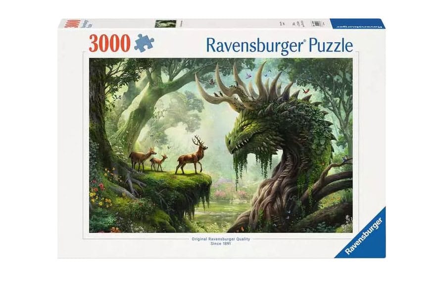 Original Ravensburger Quality Jigsaw Puzzle The forest dragon awakens (3000 pieces)