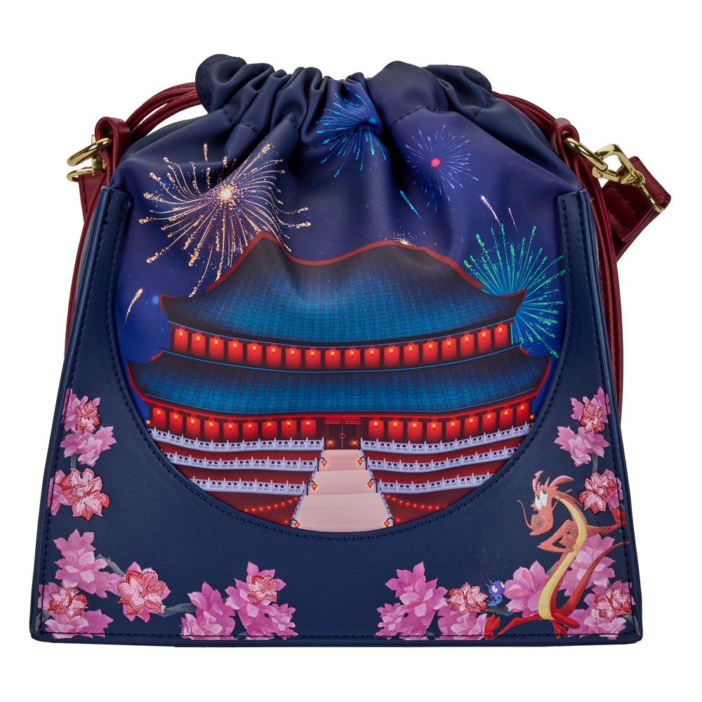 Disney by Loungefly Crossbody Bag Mulan Castle Cinch Sack