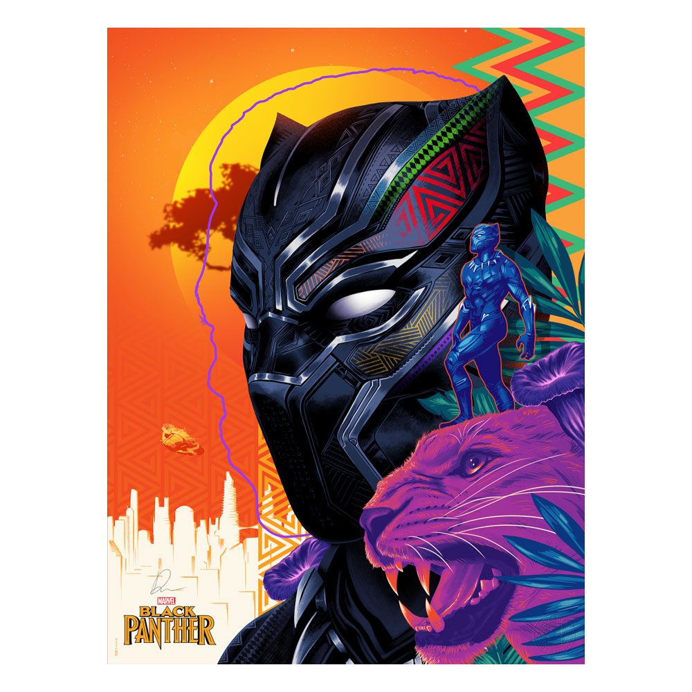 Marvel Art Print Black Panther: Long Live the King 46 x 61 cm unframed
