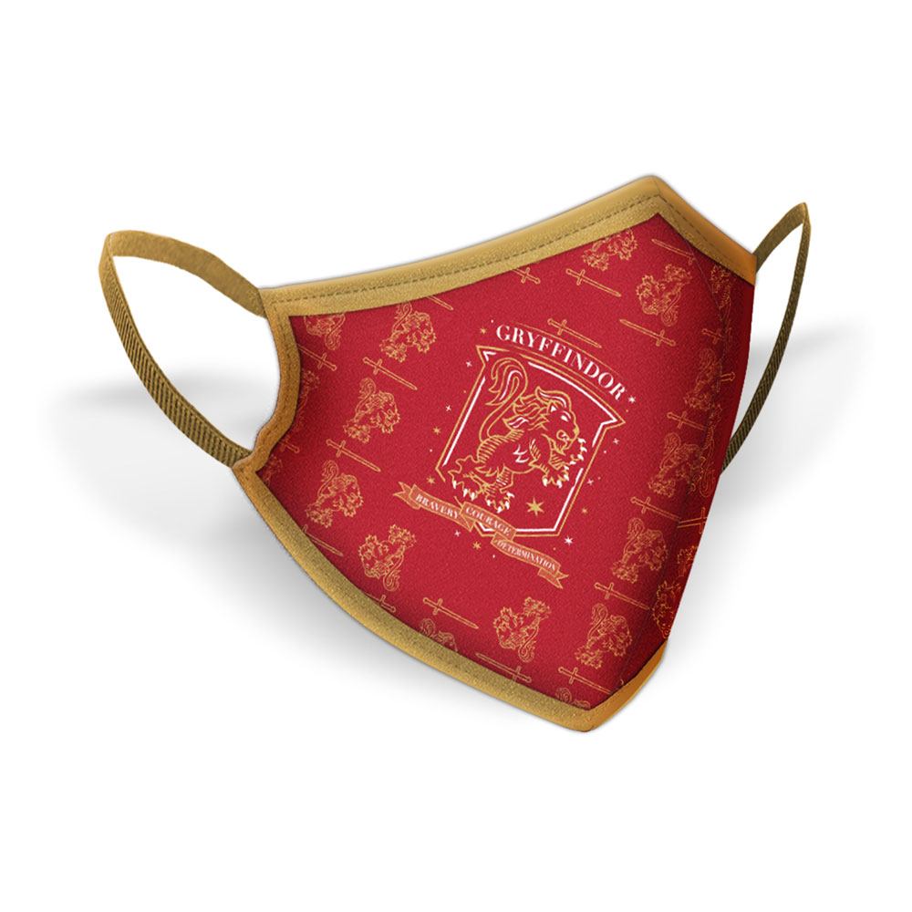 Harry Potter Face Masks Gryffindor Crest Display (24)