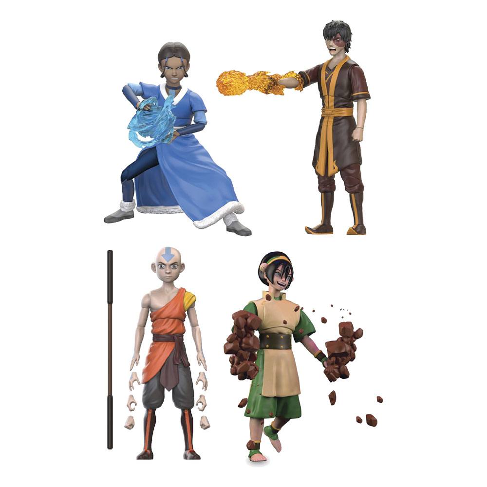 Avatar: The Last Airbender BST AXN Action Figure 4-Pack Powers 13 cm