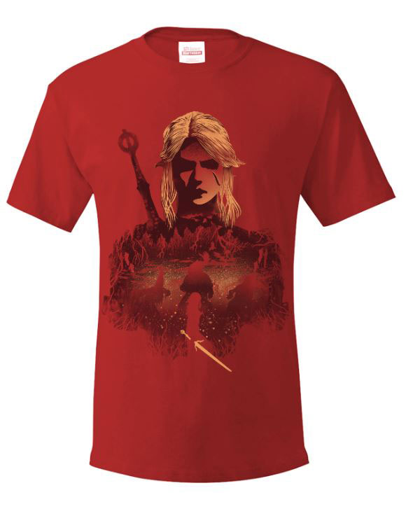 The Witcher T-Shirt Ciri and Crones Size XL