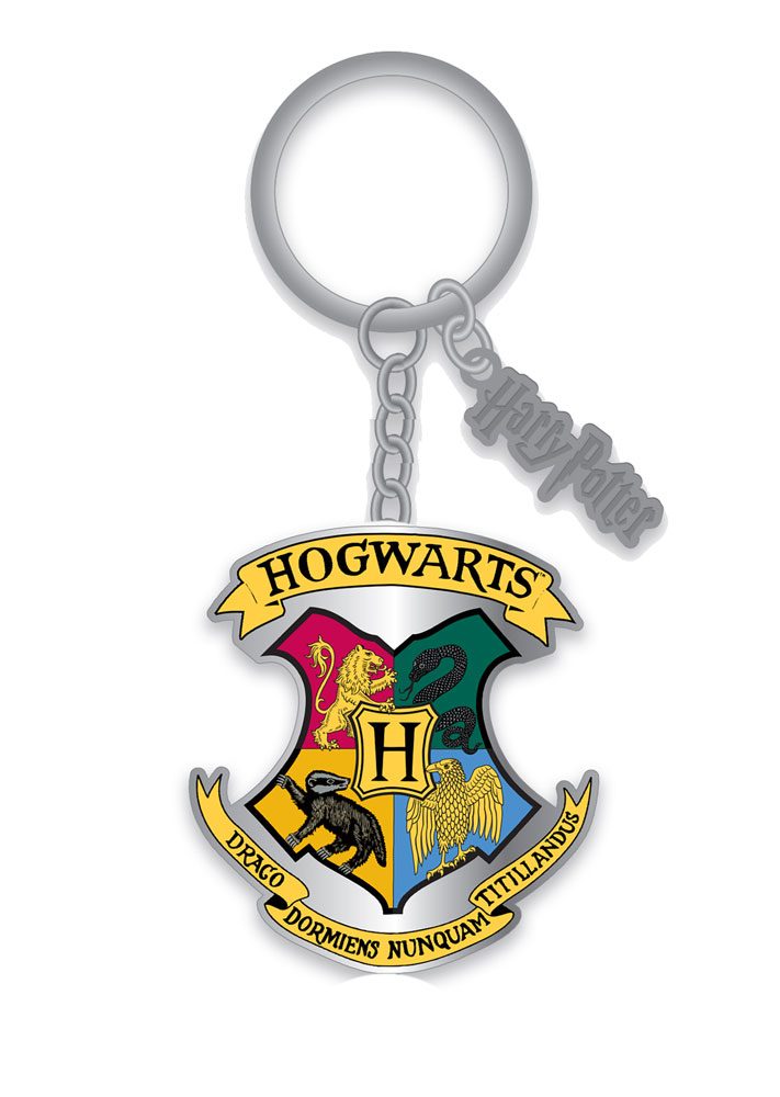 Harry Potter Metal Keychain Hogwarts