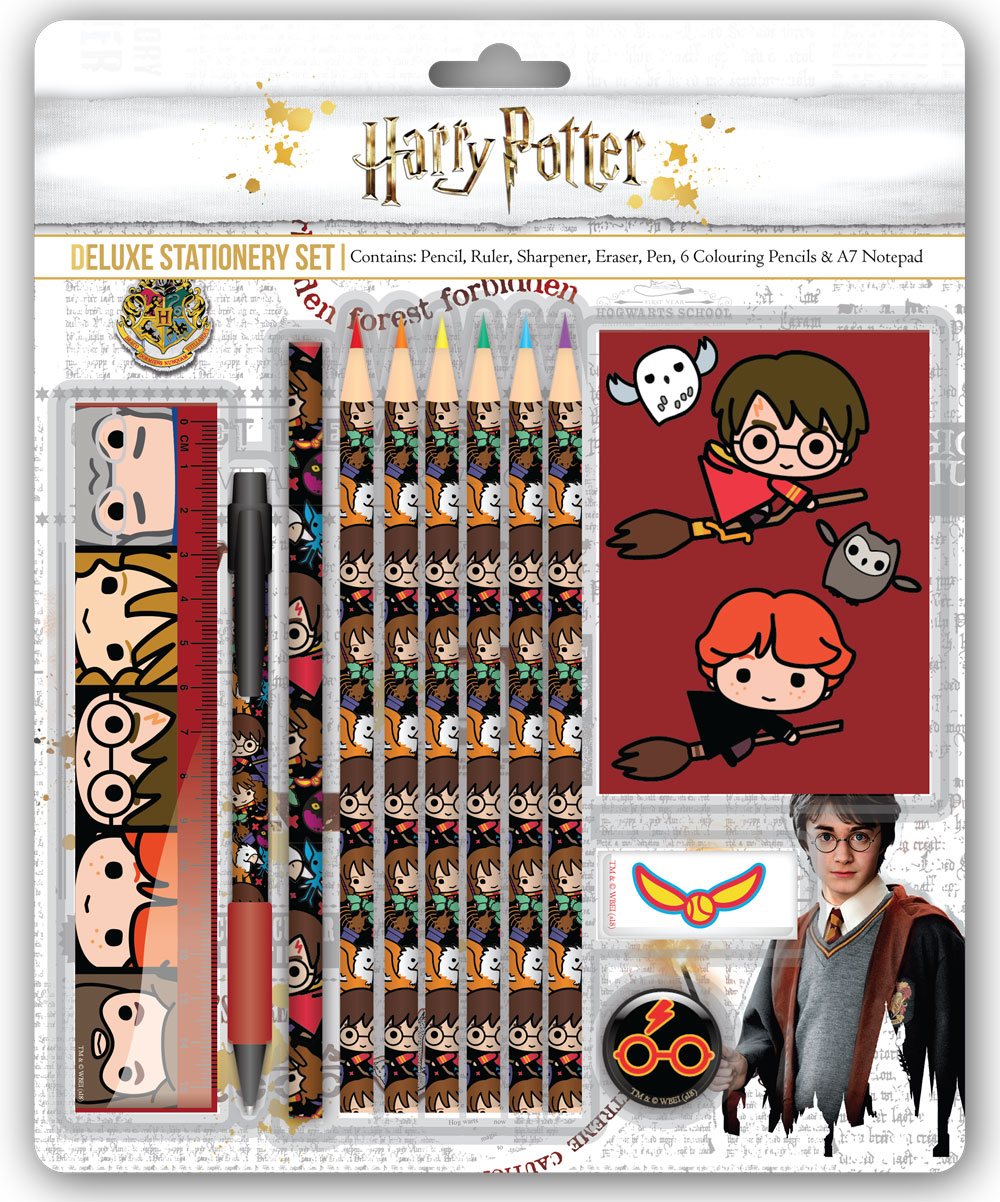 Harry Potter 12-Piece Stationery Set Kawaii