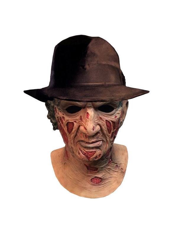 A Nightmare On Elm Street Deluxe Latex Mask with Hat Freddy Krueger