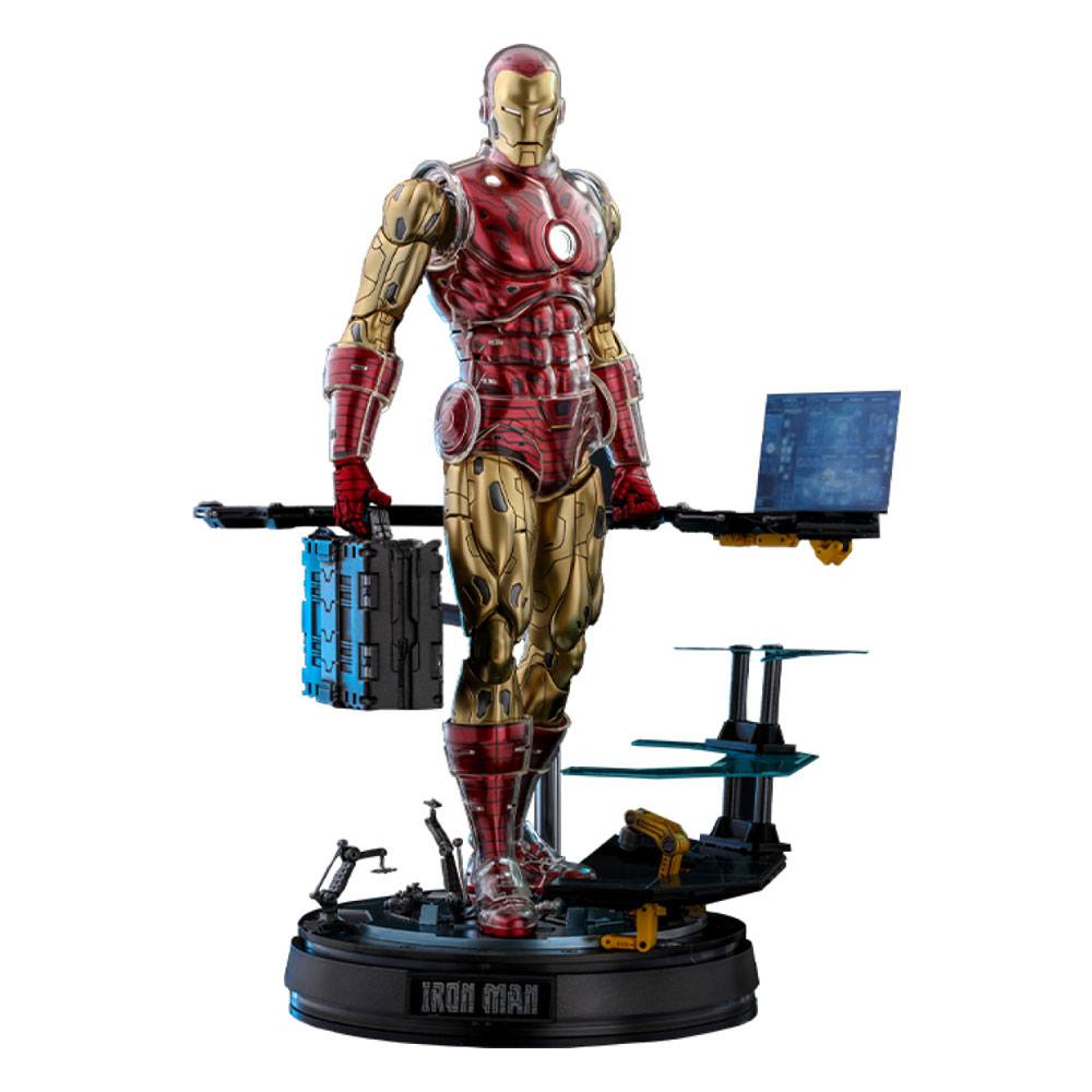 Marvel The Origins Collection Comic Masterpiece Action Figure 1-6 Iron Man Deluxe Version 33 cm