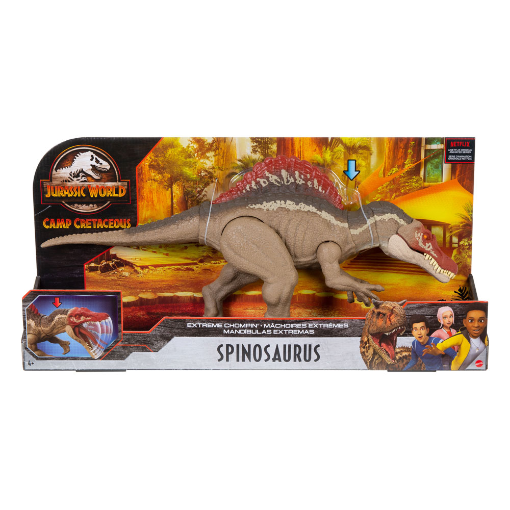 Jurassic World: Camp Cretaceous Action Figure Extreme Chompin' Spinosaurus - Damaged packaging