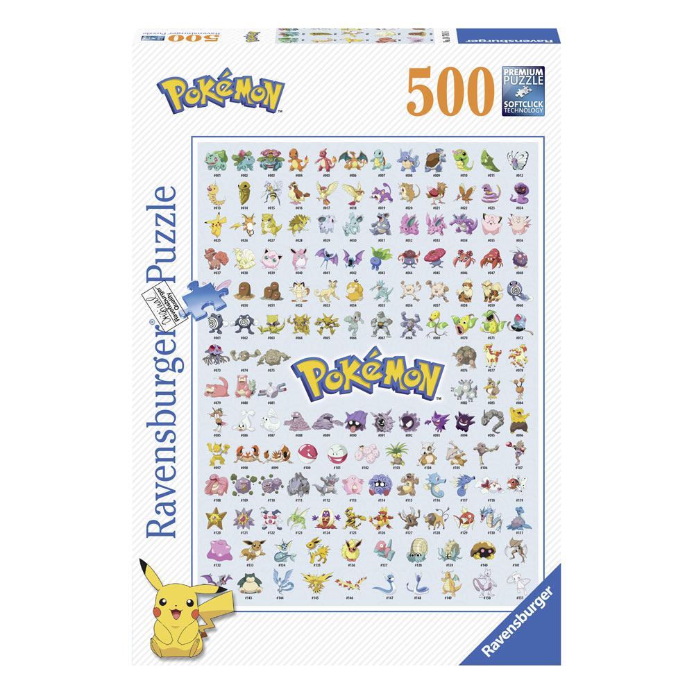 Ravensburger puzzel Eerste generatie Pokémon 500 stukjes