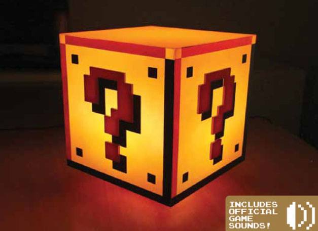 Super Mario Bros. Light Question Block 18 cm