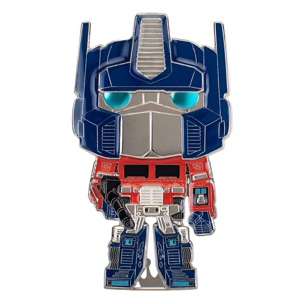 Transformers POP! Enamel Pins Optimus Prime Chase Group 10 cm Assortment (12) - Damaged packaging