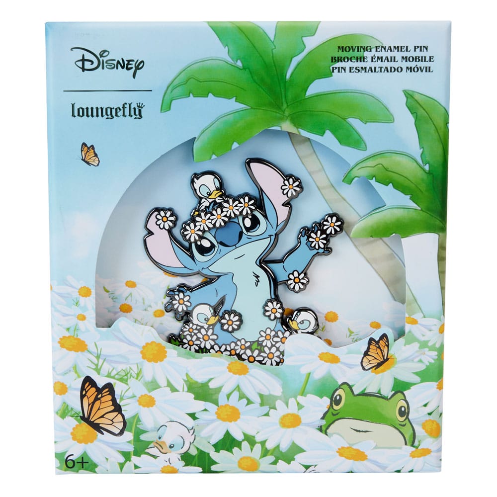 Disney by Loungefly Enamel 3 Pins Lilo and Stitch Springtime 3 Collector Box Assortment (12)