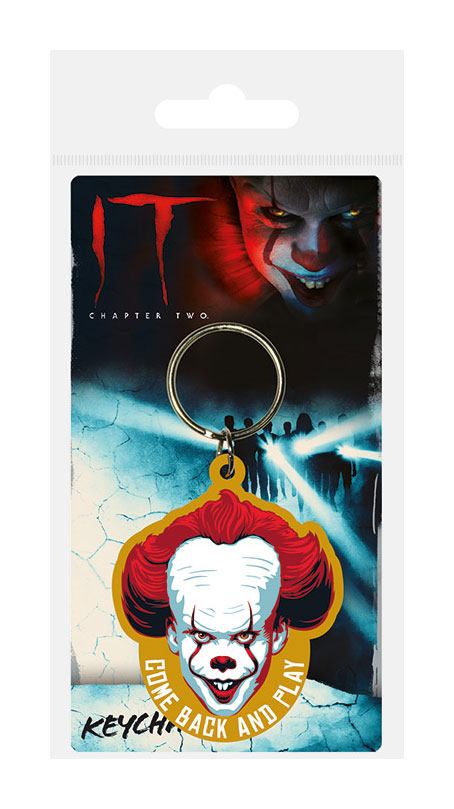 It Chapter Two Rubber Keychain Come Back and Play 6 cm