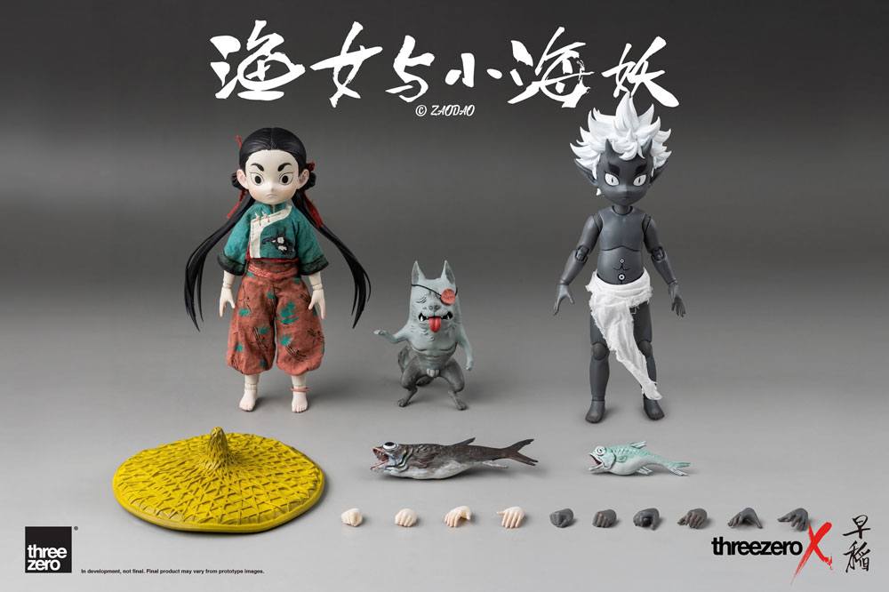 Zao Dao Statues 1/6 Fishergirl and Little Sea Elf Standard Edition 15 cm