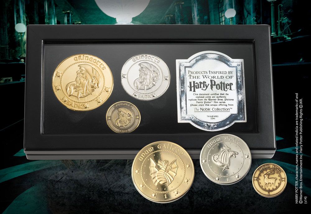 Harry Potter Replica The Gringotts Bank Coin Collection