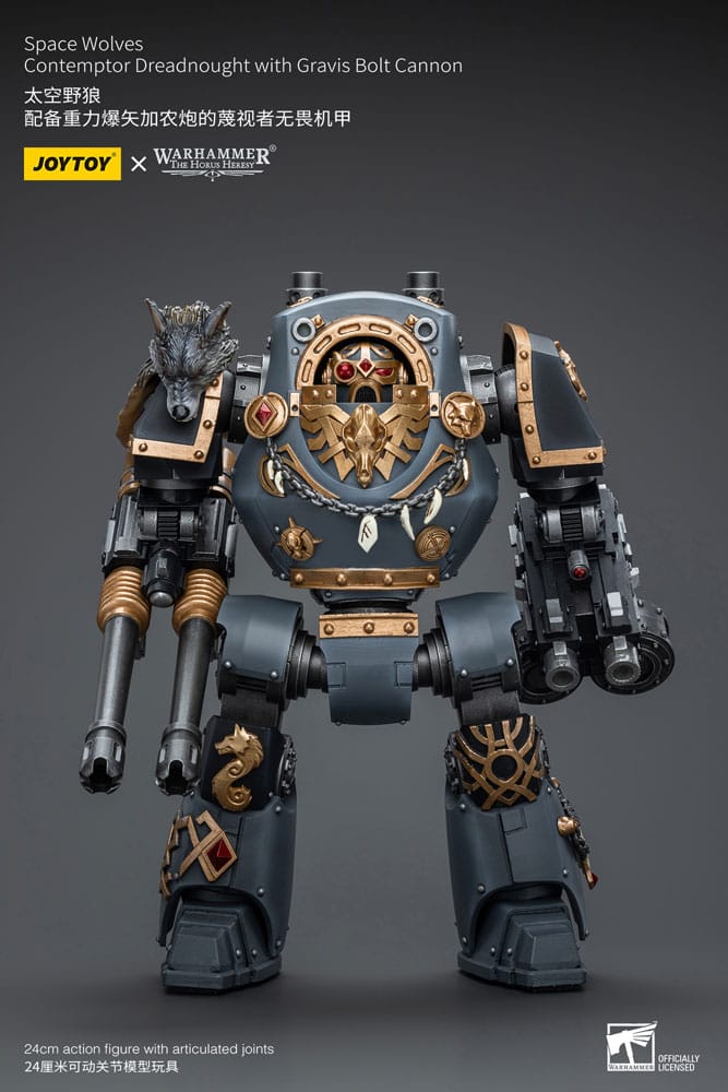Warhammer The Horus Heresy Action Figure 1-18 Space Wolves Contemptor Dreadnought with Gravis Bolt C