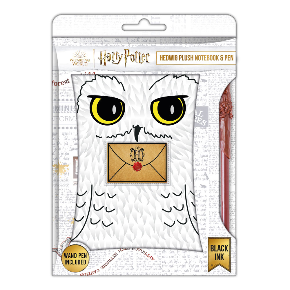 Harry Potter Plush Notebookset Hedwig Case (6)