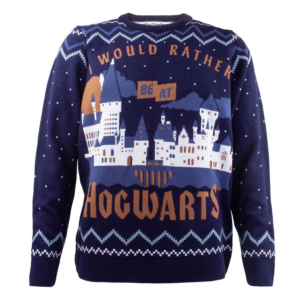 Harry Potter Sweatshirt Christmas Jumper Hogwarts Size XL