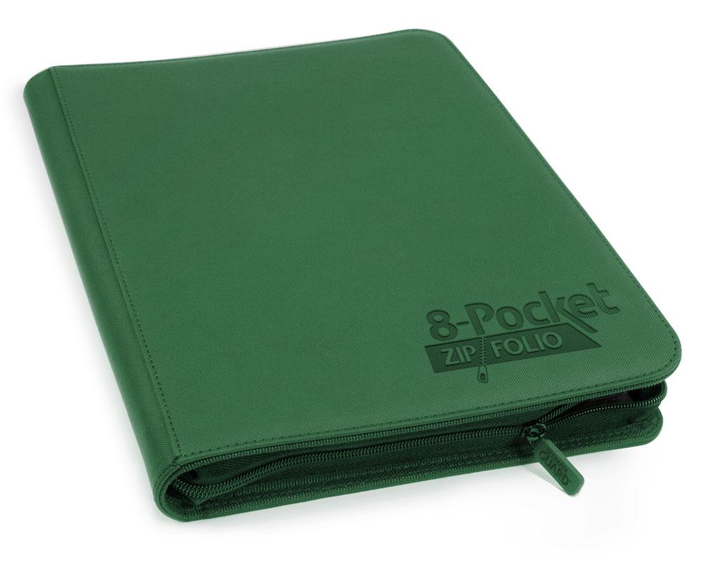 Ultimate Guard Zipfolio 320 - 16-Pocket XenoSkin - Green