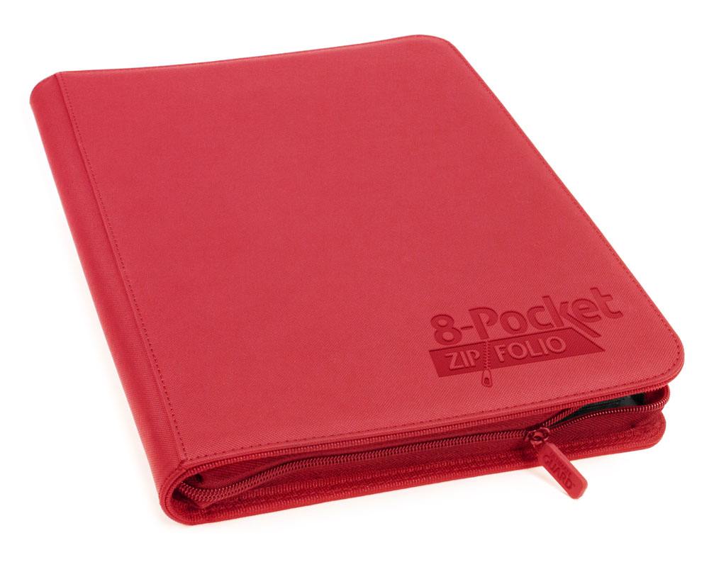 Ultimate Guard Zipfolio 320 - 16-Pocket XenoSkin - Red