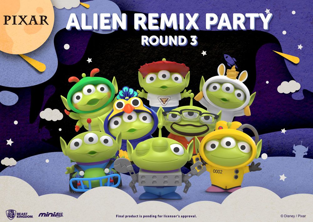 Toy Story Mini Egg Attack Figure 8 cm Assortment Alien Remix Party Round 3 (8)