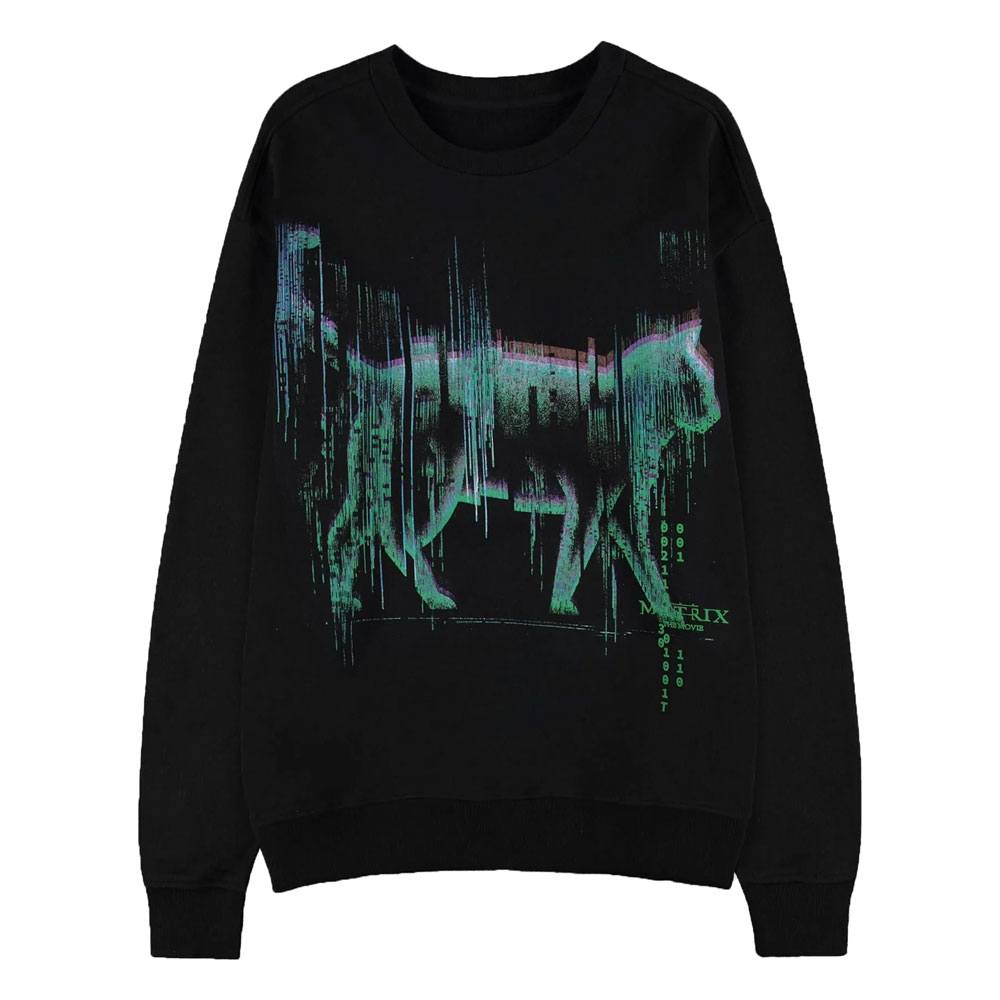 The Matrix Sweater Coded Cat Size L