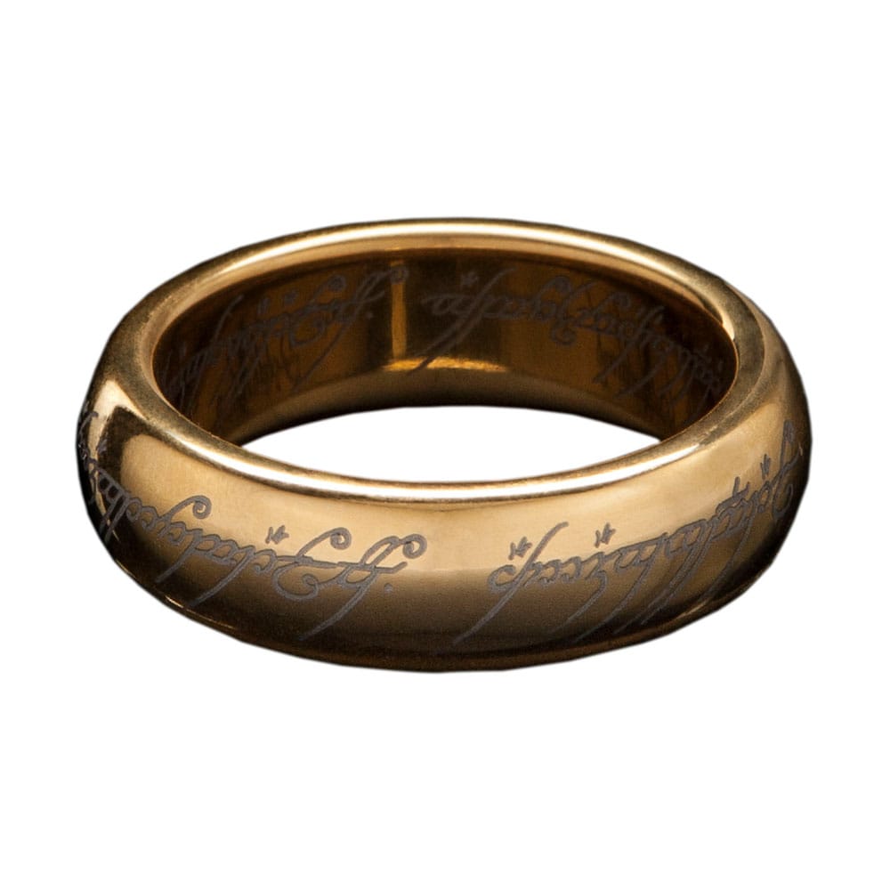 Lord of the Rings Tungsten Ring The One Ring (gold plated) Size 6
