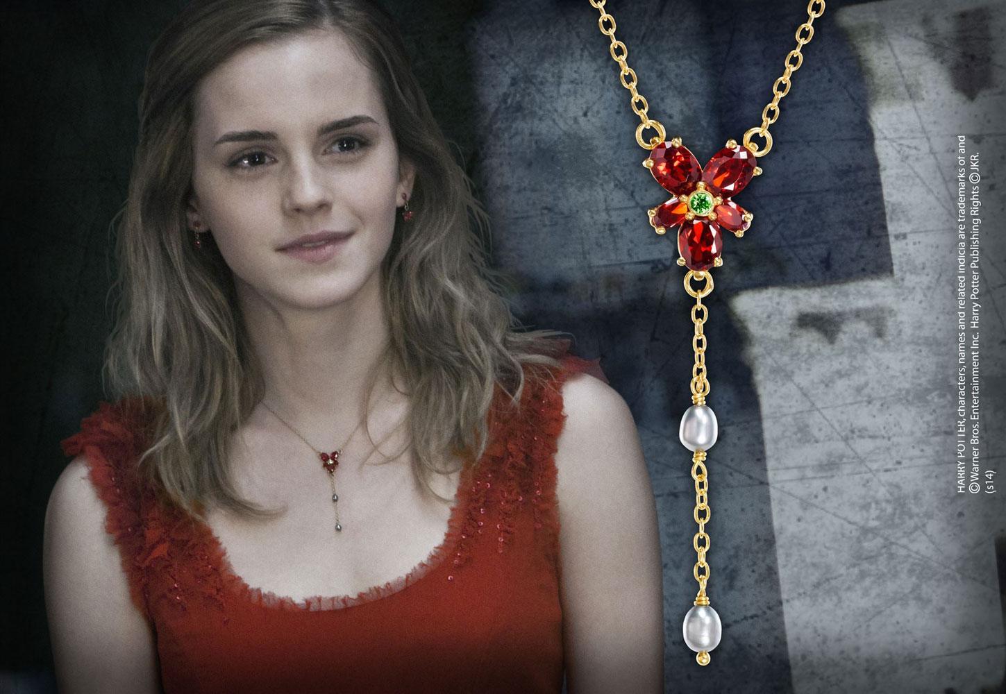 Harry Potter Replica 1/1 Hermione´s Red Crystal Necklace