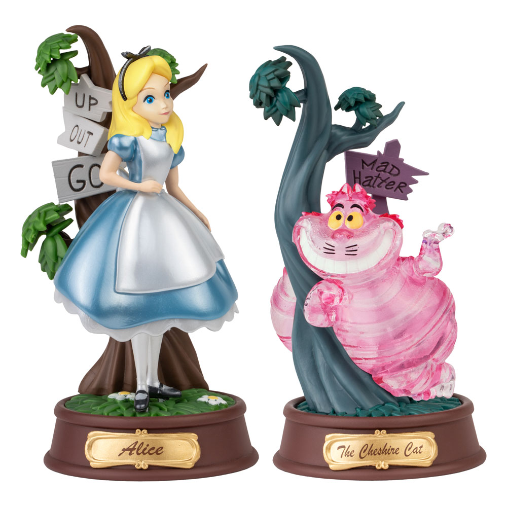 Alice in Wonderland Mini Diorama Stage Statues 2-pack Candy Color Special Edition 10 cm
